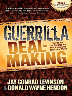 cover image of Guerrilla Deal-Making